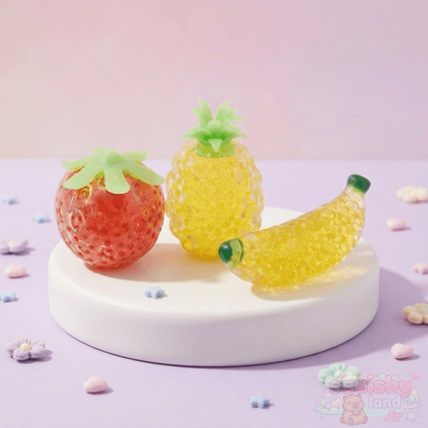 Puffy pouches coffret deluxe portes cles kawaii squishy avec machine electronique | activites creatives et manuelles | jouéclub