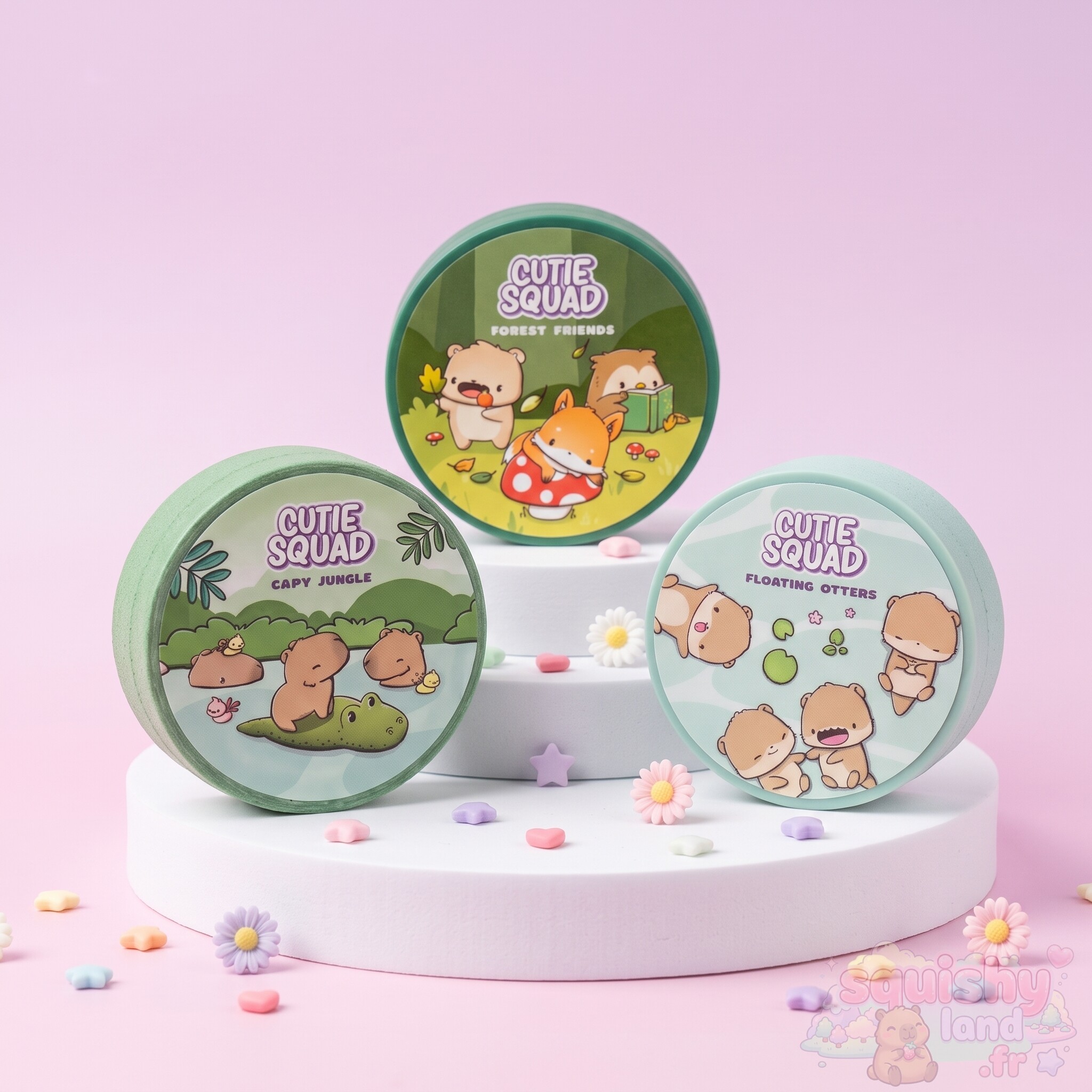 Washi Tape Kawaii (Rouleau 10 mètres) SQ WASHI
