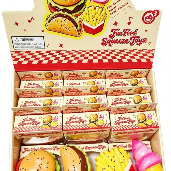 Squishy Fast Food Gourmet (6-8 cm) – Snack Surprise Moelleux